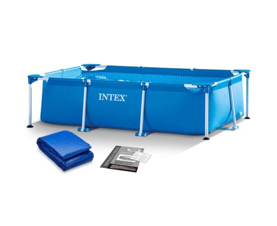 28270 Каркасный бассейн Intex Frame Set, прямоугольный, 220 х 150 х 60 см