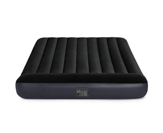 64150 Надувной матрас Intex Pillow Rest Classic Fiber-Tech, 152х203х25см, c встроенным насосом