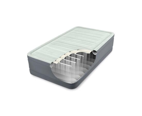 64902 Надувная кровать Intex Premaire Elevated Airbed 99х191х46см, встроенный насос 220V
