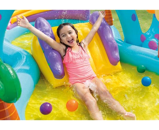 57135 Игровой центр Intex Дракоша, с распылителем, 333 х 229 х 112 см, от 3 лет