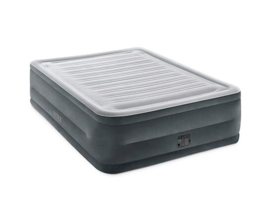 64418 Надувная кровать Intex Comfort-Plush 152х203х56см, встроенный насос 220V