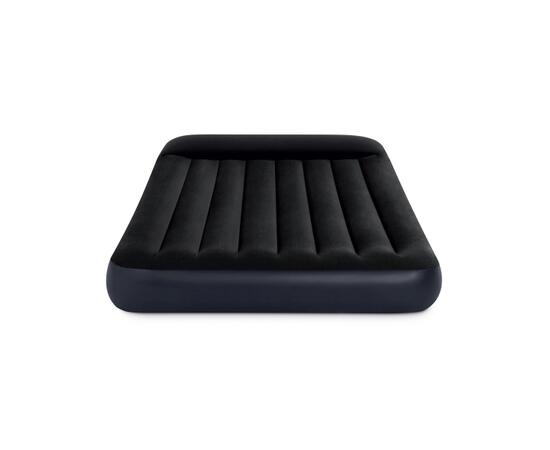 64148 Надувной матрас Intex Pillow Rest Classic Fiber-Tech, 137х191х25см, c встроенным насосом
