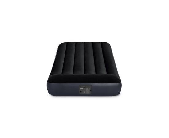 64146 Надувной матрас Intex Pillow Rest Classic Fiber-Tech, 99х191х25см, c встроенным насосом