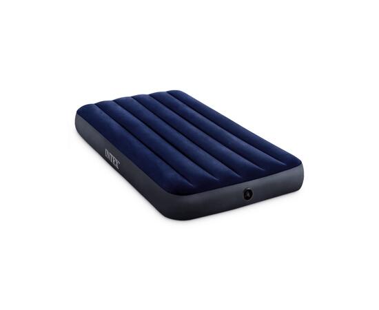 64757 Надувной матрас Intex Classic Downy Airbed Fiber-tech, 99х191х25см
