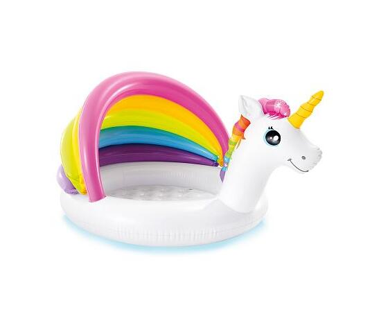 57113 Детский надувной бассейн Intex Единорог 127х102х69 см, 45л, 1-3 лет