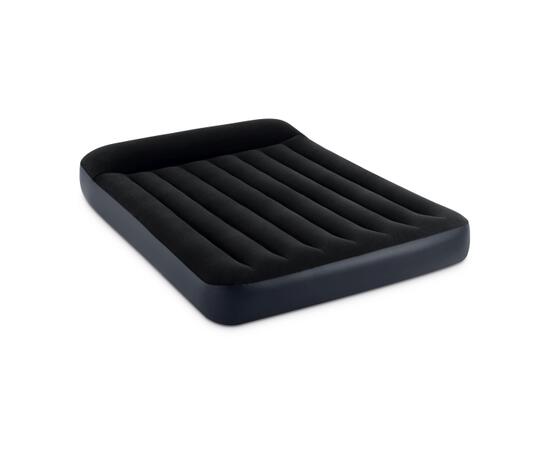 64148 Надувной матрас Intex Pillow Rest Classic Fiber-Tech, 137х191х25см, c встроенным насосом
