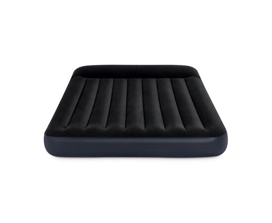 64150 Надувной матрас Intex Pillow Rest Classic Fiber-Tech, 152х203х25см, c встроенным насосом