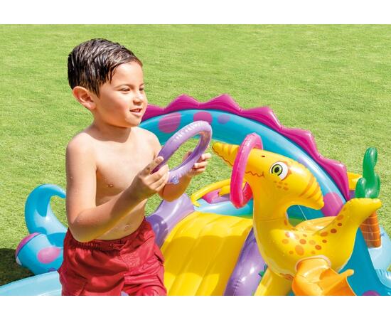57135 Игровой центр Intex Дракоша, с распылителем, 333 х 229 х 112 см, от 3 лет