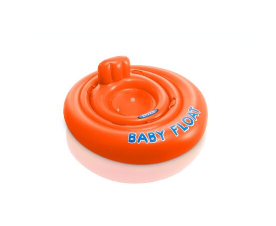 56588 Круг для плавания с сиденьем Intex Baby float, 76 см, от 1-2 лет