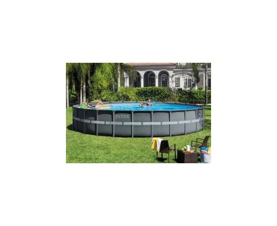 26334 Каркасный бассейн Intex Ultra XTR Frame 610 х 122 см, фильтр-насос, лестница, тент, подстилка