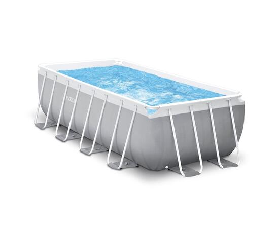 26790 Каркасный бассейн Intex Prism Frame 400 х 200 х 122 см, фильтр-насос, лестница