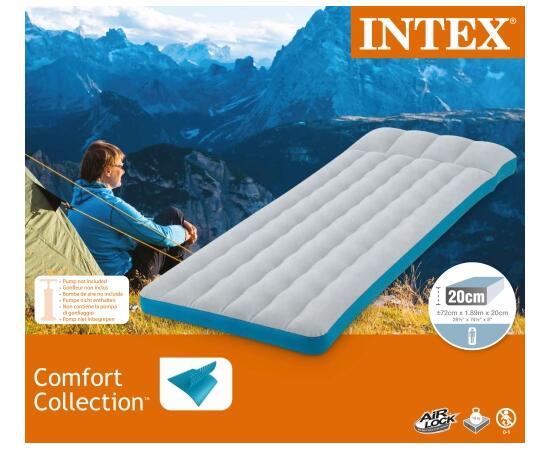 67998 Надувной матрас Intex Camping Mat 72Х189Х20см