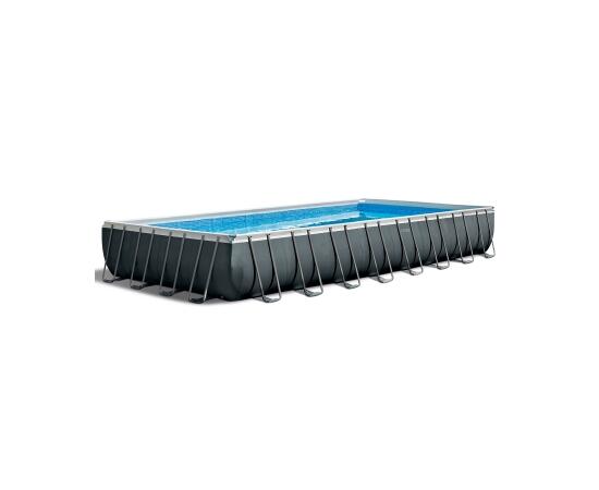 26378 Каркасный бассейн Intex Ultra Frame 975 х 488 х 132 см, фильтр-насос, лестница, тент, подстилка