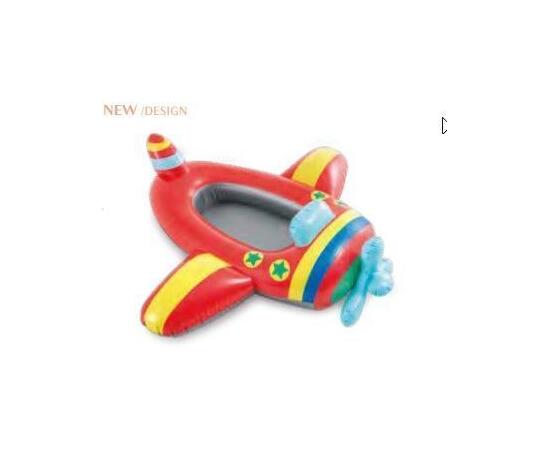 59380 Надувной круг Intex Самолет, с сидением и спинкой, до 11кг, 1-2 лет