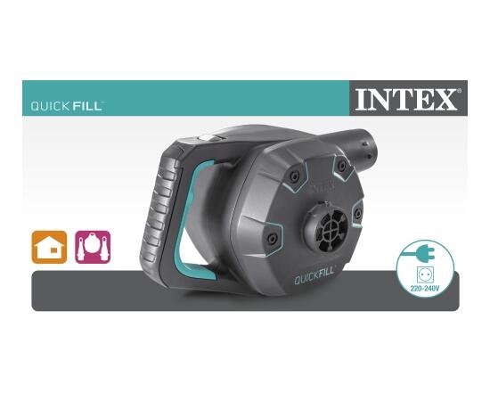 66644 Насос электрический Intex Quick-Fill 220В от бытовой сети, 3 насадки в комплекте