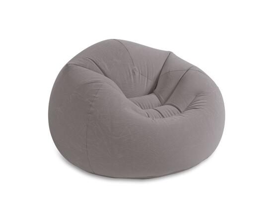 68579 Кресло надувное Intex, флок 107х104х69 см, от 6 лет