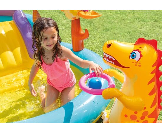 57135 Игровой центр Intex Дракоша, с распылителем, 333 х 229 х 112 см, от 3 лет