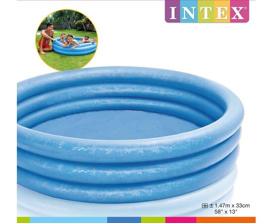 58426 Бассейн надувной Intex Кристалл, 147 х 33 см, от 3 лет