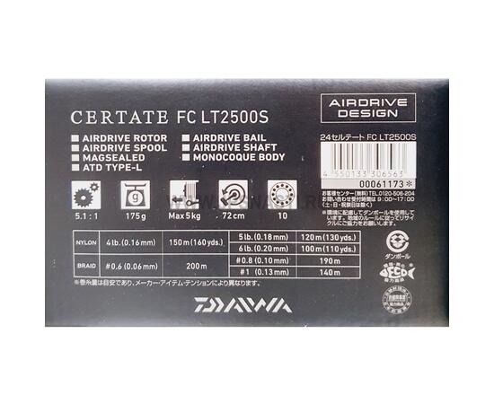 Катушка Daiwa 24 Certate FC LT 2500-S