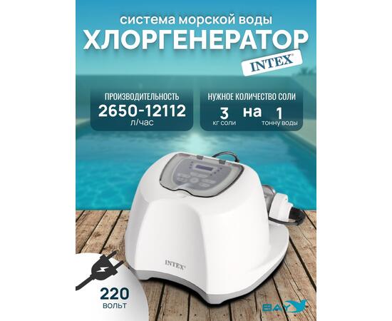 26688 Система санобработки воды в бассейне Intex Krystal clear saltwater 230 вольт