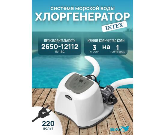 26670 Система санобработки воды в бассейне Intex Krystal clear saltwater 230 вольт