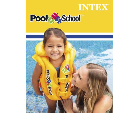 58660 Жилет надувной Intex дэлюкс школа по плаванию, уровень 2