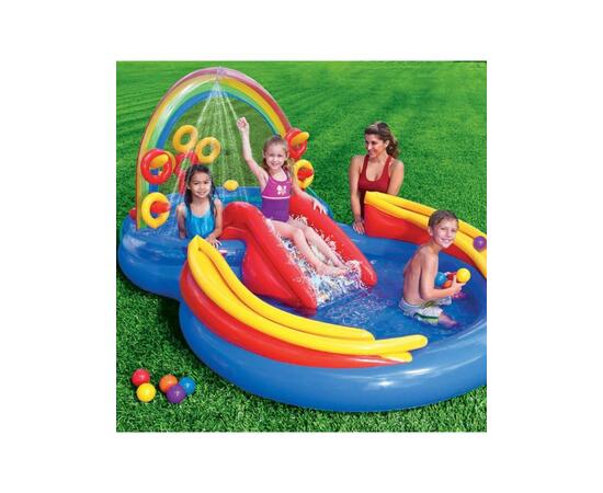 57453 Игровой центр Intex Радуга, 297 х 193 х 135 см, от 3 лет