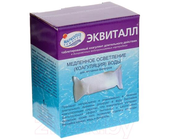 Коагулянт для бассейна Маркопул Кемиклс Эквиталл-таблетки медленного действия в картридже (1кг)