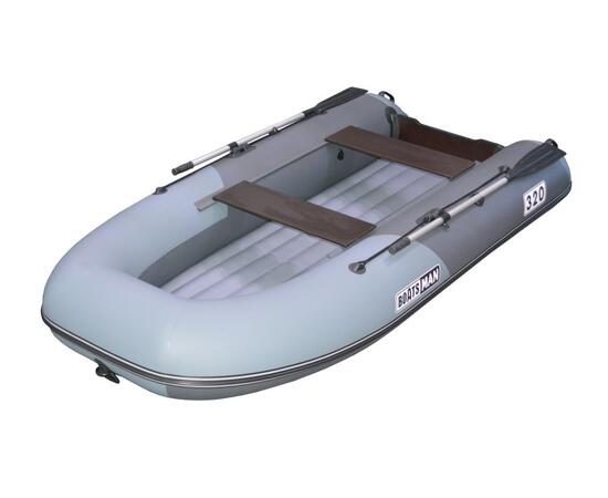 Надувная лодка BoatsMan (Боцман) BT340А (НДНД) серо-графитовый