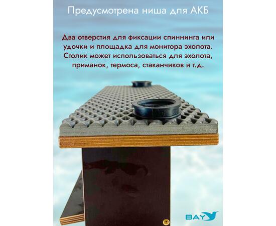 УКБ с отверстиями под 2 удилища (УКБ 2У) + EVA коврик