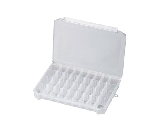 Коробка MEIHO CLEAR CASE C-1200ND Clear 255x190x40 Белая защелка