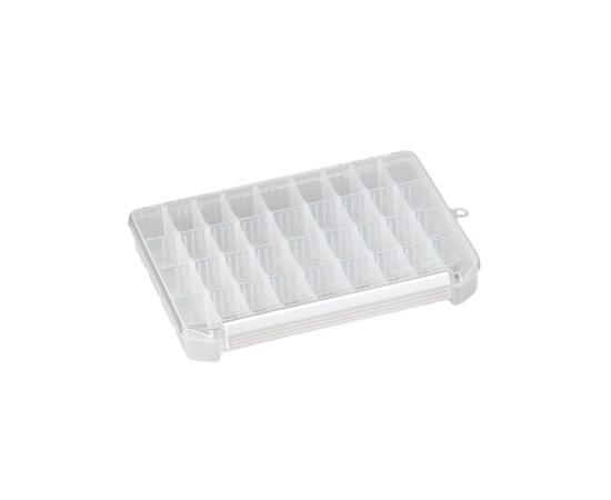Коробка MEIHO CLEAR CASE C-1200ND Clear 255x190x40 Белая защелка