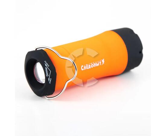 Фонарь кемпинговый "СИБИРСКИЙ СЛЕДОПЫТ-Факел", 1L, складной, 3хААА/192/
