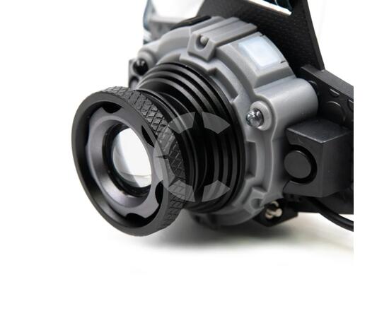 Фонарь налобный "СИБИРСКИЙ СЛЕДОПЫТ-Вольт-М", 1 LED, zoom, аккум. 220В/60/