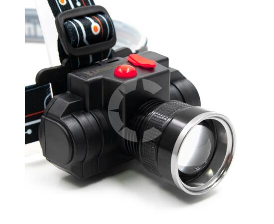 Фонарь налобный "СИБИРСКИЙ СЛЕДОПЫТ-Импульс", 1 LED, аккум. 220В, USB/120/