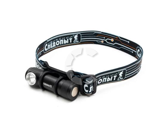 Фонарь налобный "СИБИРСКИЙ СЛЕДОПЫТ-Тензор", съемный, 1 LED, аккум. 220В, USB/200/
