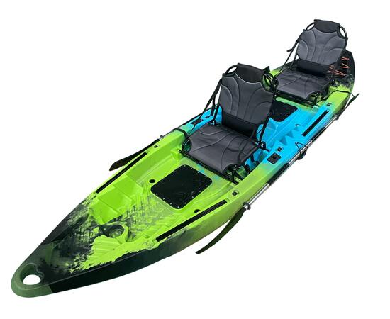 Каяк BarrakuDA SOT390 (черный/зеленый/синий)