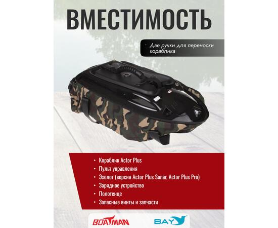 Сумка-чехол для прикормочного кораблика Boatman Actor Plus камуфляж