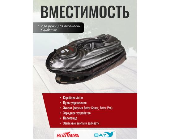 Сумка-чехол для прикормочного кораблика Boatman Actor камуфляж