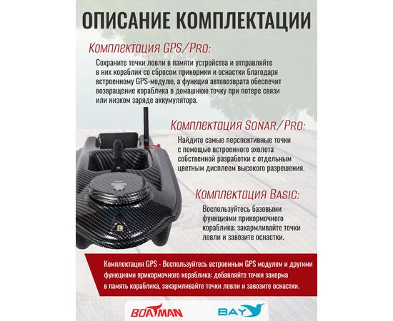 Прикормочный кораблик Boatman Actor Pro Carbon
