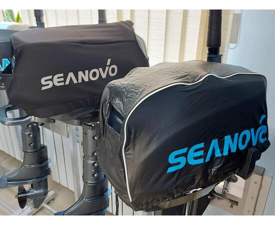 Лодочный мотор 2T Seanovo SN 9.9 FHS + чехол в подарок, в комплекте с выносным баком 12л
