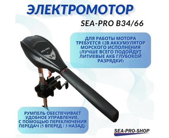 Электромотор транцевый Sea-Pro B34/66