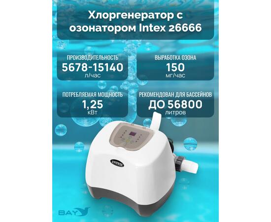 26666 Система санобработки воды в бассейне Intex Saltwater and ozone 230 вольт