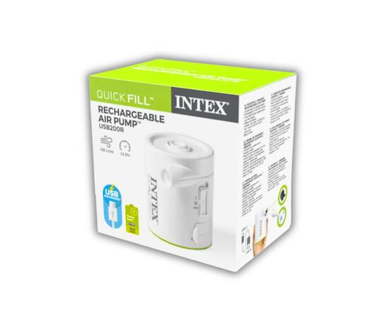 66637 Насос электрический перезаряжаемый Intex Quick Fill USB, (200л/мин)