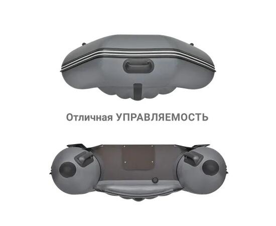 Надувная лодка Фрегат 280 Е НДНД серый