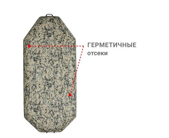 Надувная лодка Фрегат М-5 Оптима (300 см) Камуфляж
