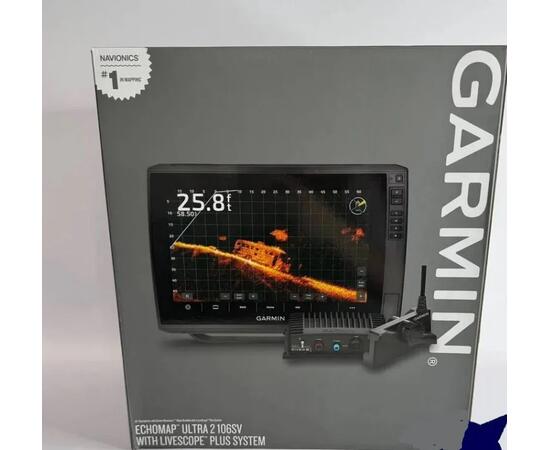 Эхолот Gаrmin ЕCНOМАР Ultrа 2 102/106sv панoптикс Pаnoptix LiveScopе Plus c блoкoм GLS 10 и дaтчиком LVS34