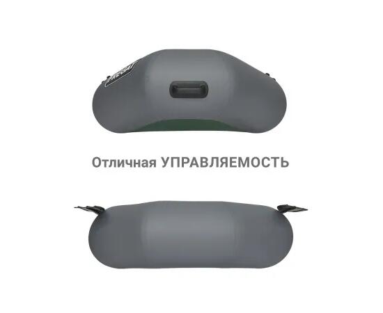 Надувная лодка Фрегат М-2 (260 см) Оптима Лайт Серый