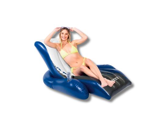 58868 Надувной плавающий шезлонг Intex для отдыха на воде