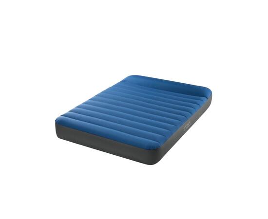64012 Полуторный надувной туристический матрас Intex 152х203х22см "Truaire Outdoor Camping", с USB насосом 5V, до 272кг, однокамерный